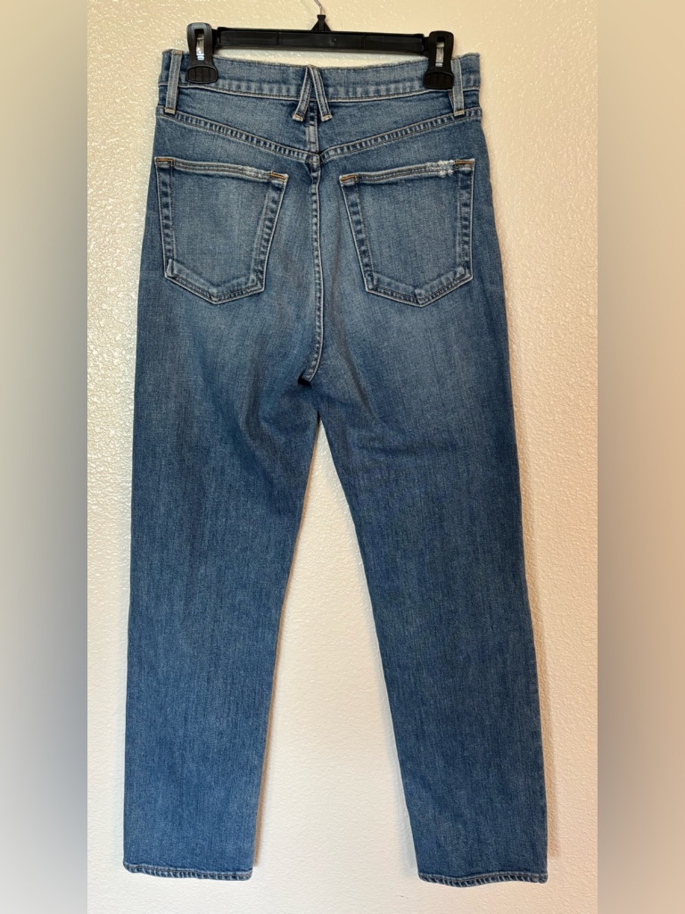 SLVRLAKE London High Rise Straight Leg Jeans in Blue Bird - Picture 4 of 10